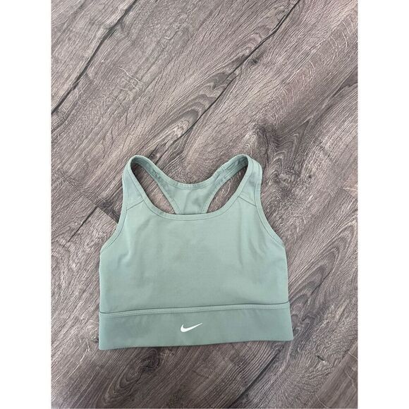 Nike sage green sports bra size Medium - Picture 1 of 3